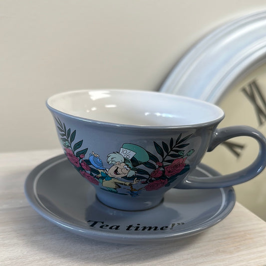 ALICE IN WONDERLAND TEACUP & SAUCER SET