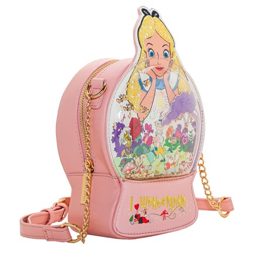 Alice in Wonderland Snow Globe Crossbody Bag