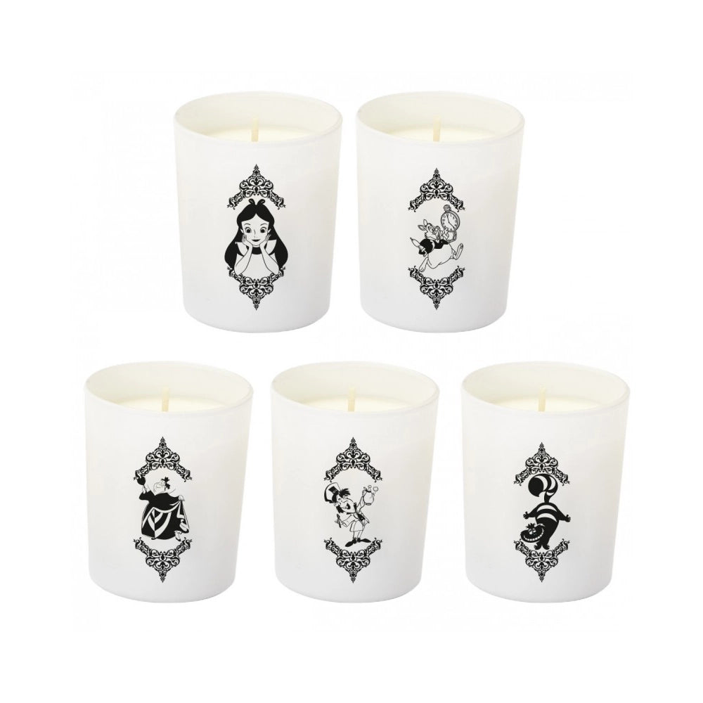 Set of 5 Disney scented candles “To the Wonders of Alice”